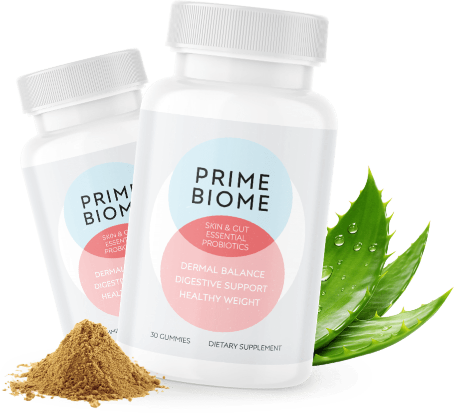 PrimeBiome two bottles